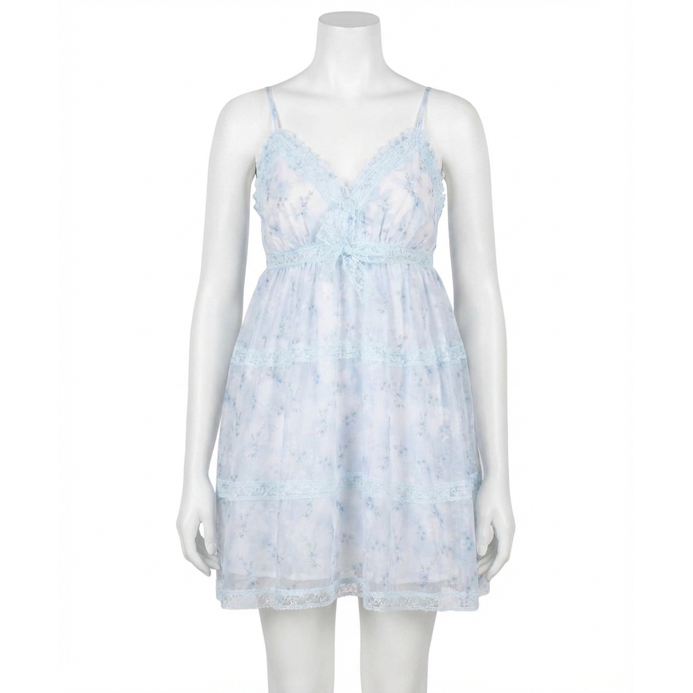NEW KESTAN alina mini dress in blue